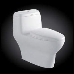 One-Piece Toilet Bowl - Tomato